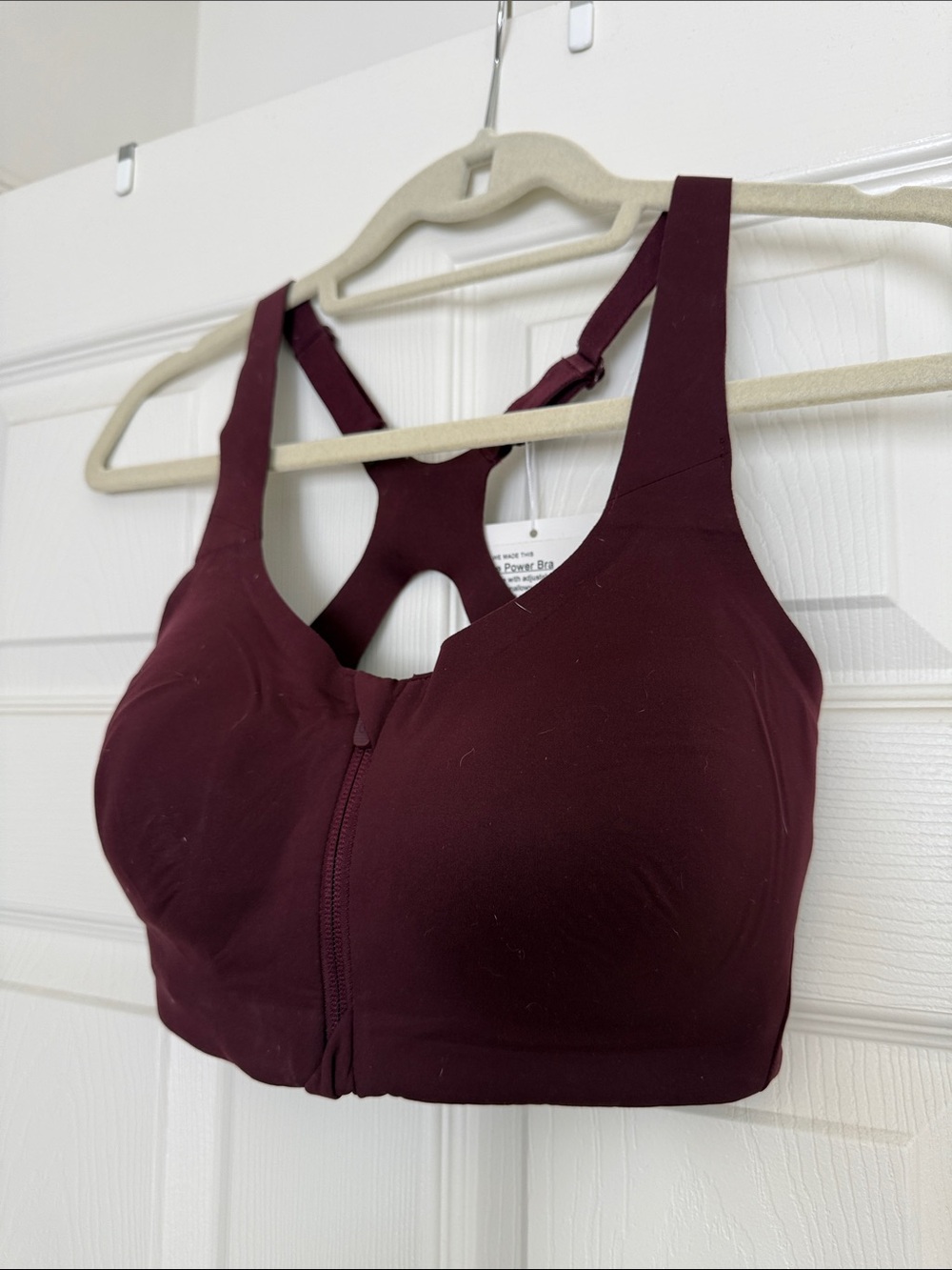 NWT Lululemon Front-Zip High Support Sports Bra